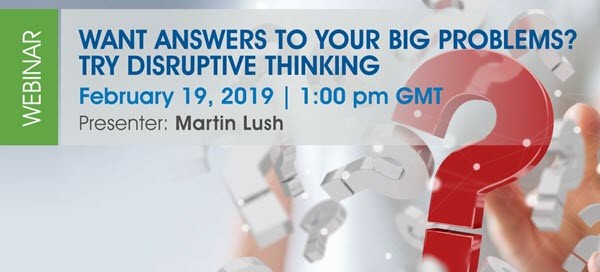 Free Webinar from NSF – Want Answers to Your Big Problems? Try Disruptive Thinking