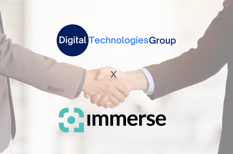 Immerse partners with DTG to accelerate organisations in their digital transformation journey