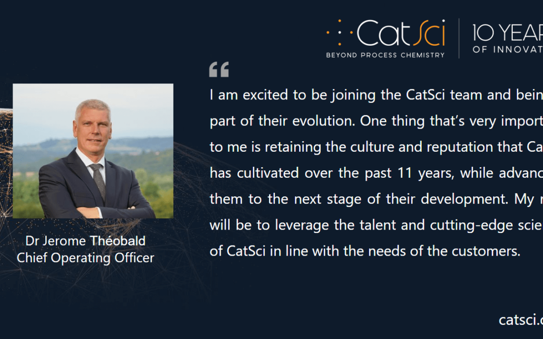 Cardiff-Based CatSci Strengthens Senior Leadership Team with Series of a Notable Appointments